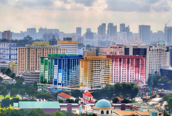 къща фасади цветове къща фасада боя градски окръг singapore жилищни блокове