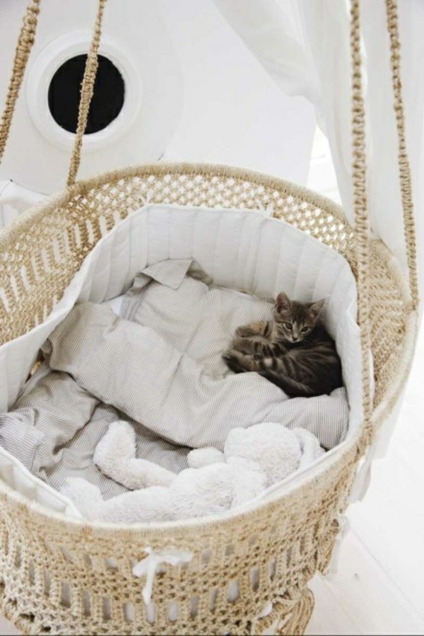 σπίτι γάτες περιποιηθείτε γάτες έπιπλα κρεβατοκάμαρα κρεβάτι κούνια