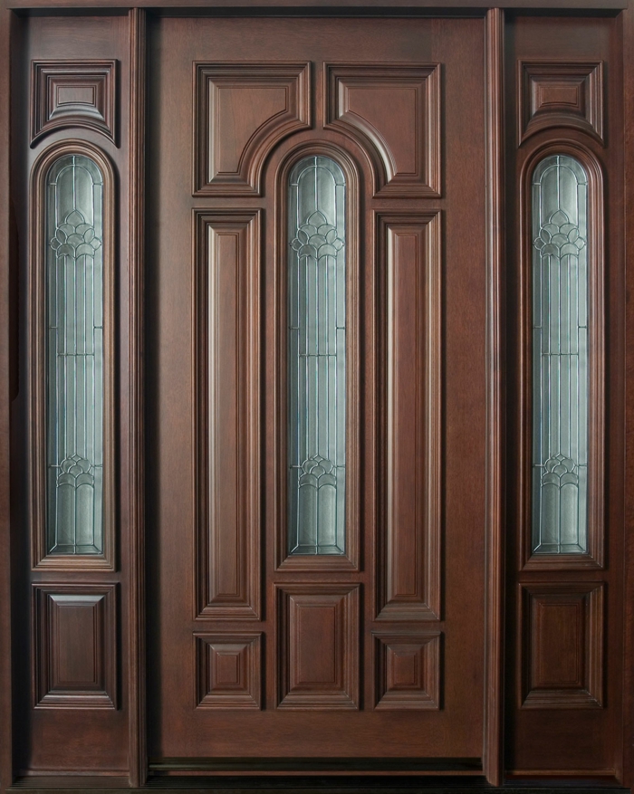 houten voordeur voordeur bouwen deuren glas drie vleugels