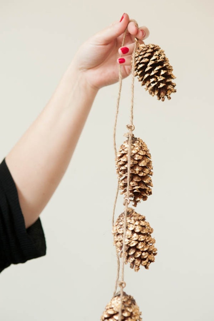 herbstdeko winterdeen tinker with pine cones takka joulukoristeet tehdä luonnon materiaaleja