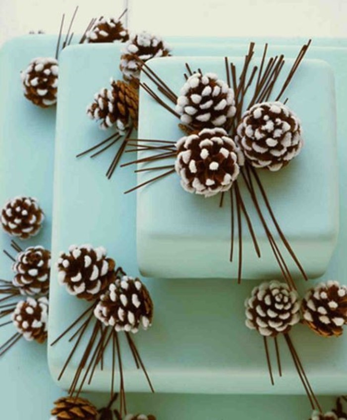 herbstdeko talvikastike tinker kanssa pinecone savupiippu joulukoristeita tortendeko