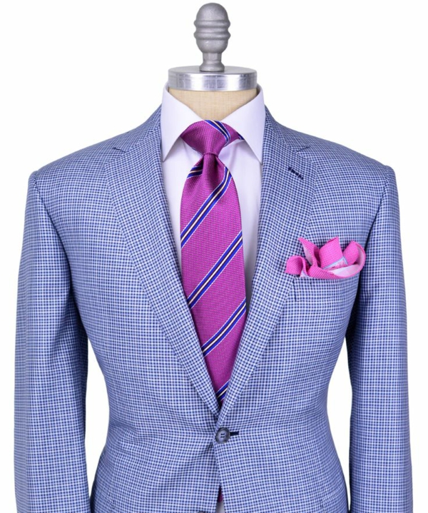 men's fashion italian suit chic colors shoulder wide v-shaped
