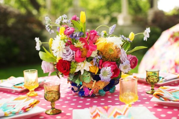 διακόσμηση γάμου στον κήπο ιδέες του φθινοπώρου καλύπτουν τα λουλούδια χρωματισμένη διάθεση
