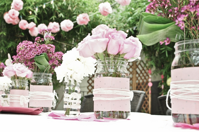 tendencias de decoración de la boda rosas rosadas por supuesto