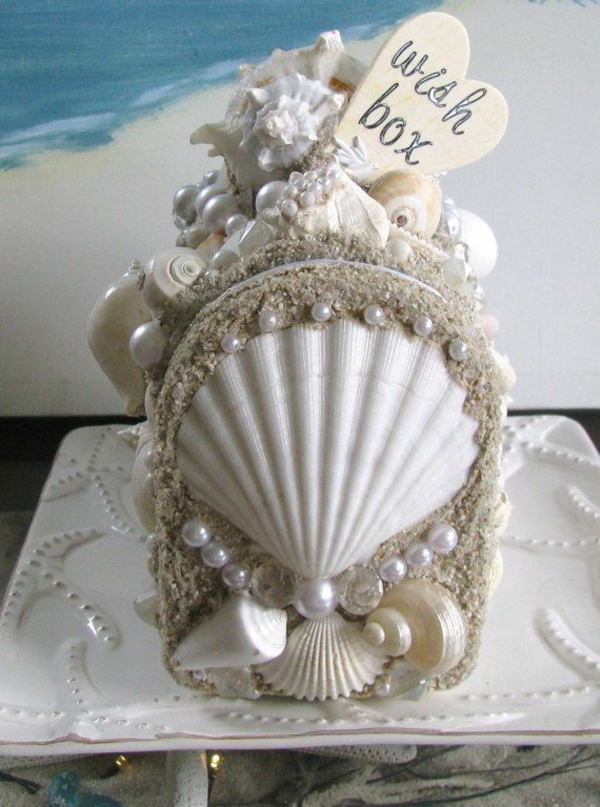 boda desea caja conchas de perla