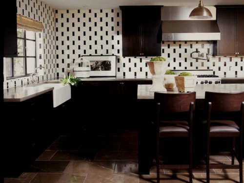 tre keramiske kreative kjøkken speil ideer design kjøkken speil