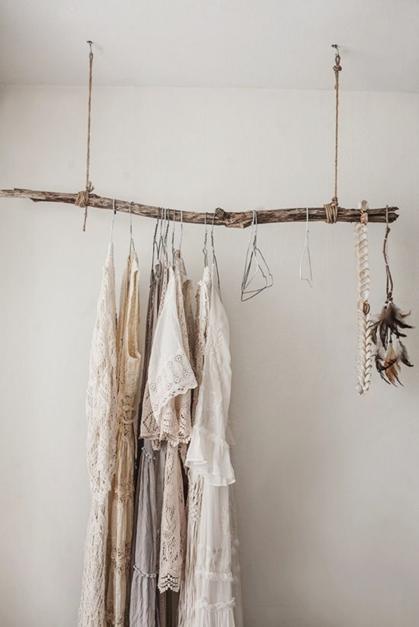 træ tøj rack omklædningsrum bygge din egen klædeskab