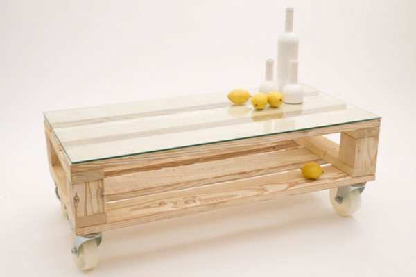 houten pallets meubels DIY doe-ideeën helder hout