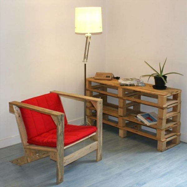 paletas de madera muebles DIY ideas de bricolaje silla
