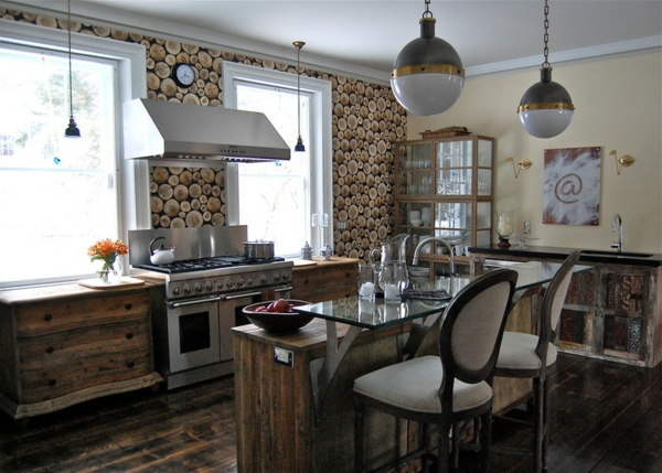 køkken køkken Små køkkener ideer lav sill vægmural mønster