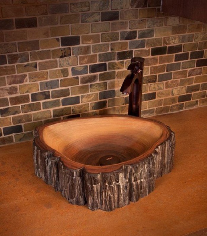 baie baie chiuveta design lemn designer suprafata chiuveta