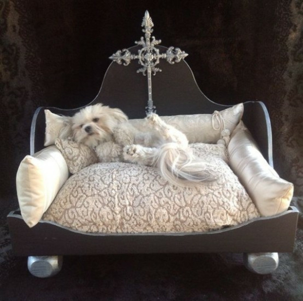 Dog bed yourself build DIY ideas chic details