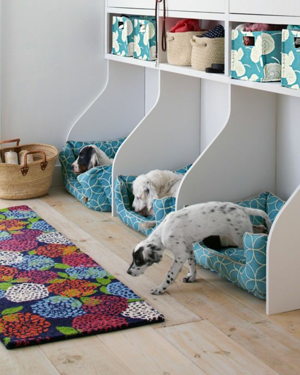 Dogs bed itself build shelf floor cushions