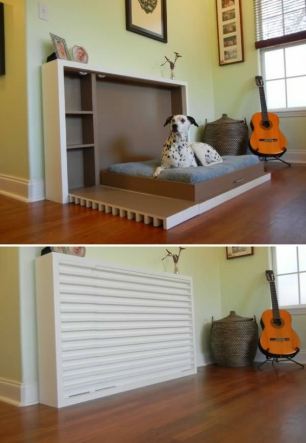 psí postel postavte si vlastní zásuvkovou skříňku