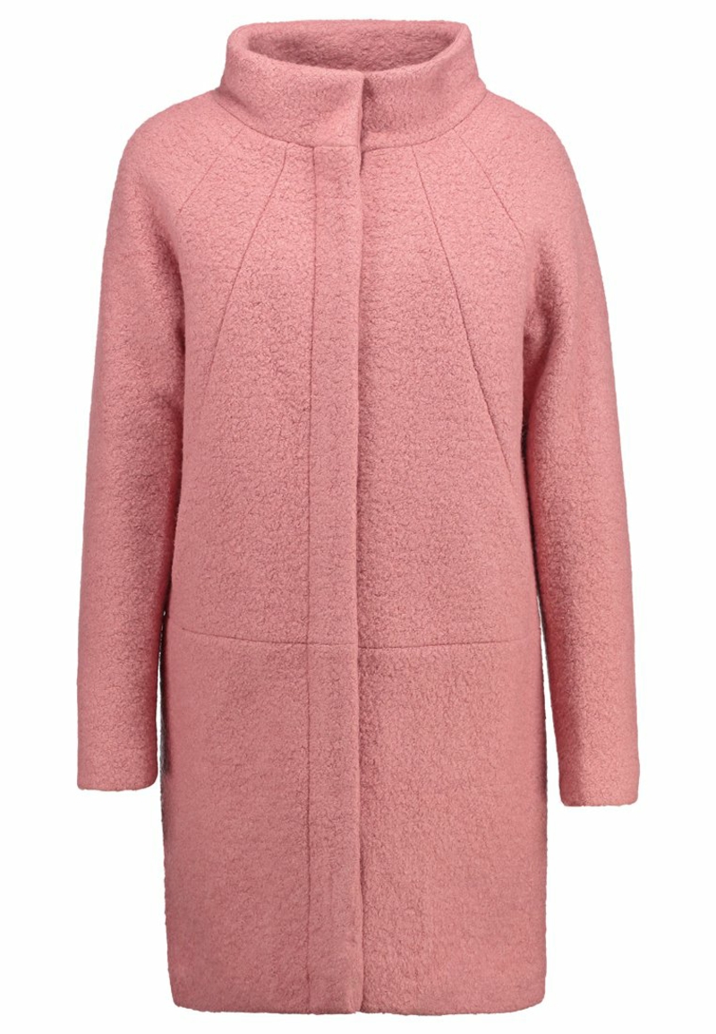 ichi udia ja abrigo de lana abrigo de invierno damas rosa
