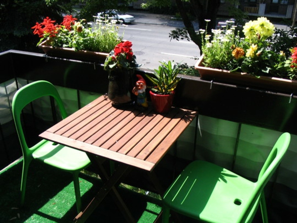 идеи балкон изкуство изкуство дърво зелен стол