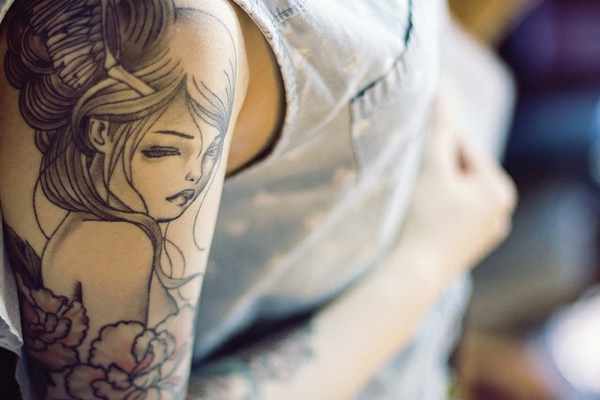 ιδέες ανώτερο τατουάζ βραχίονα όμορφη ώμο γυναίκας