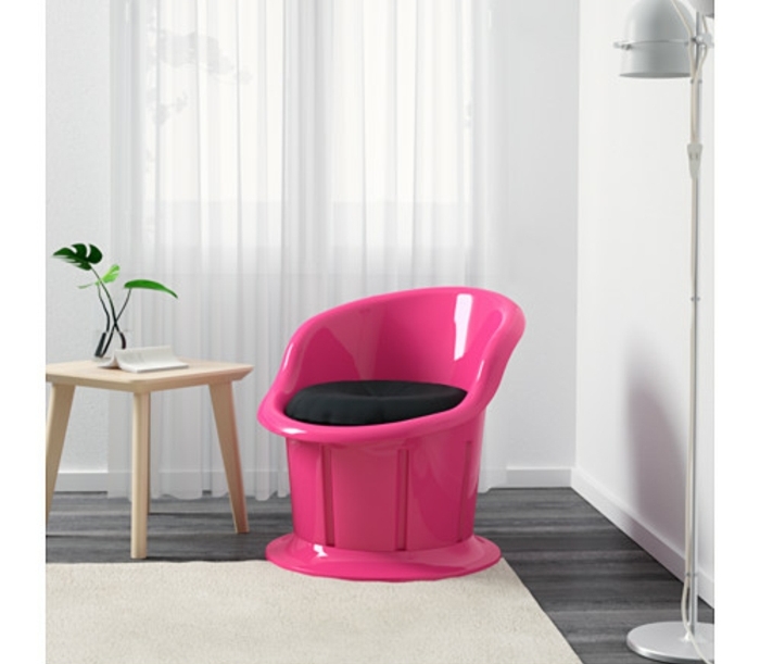 ايكيا الكرسي الكرسي الوردي