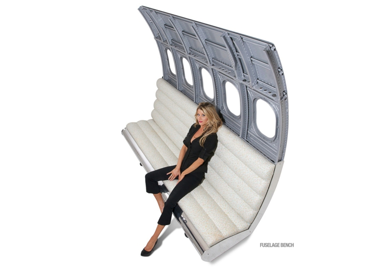 Meubles de design industriel fantaisie meubles fuselage banc banc canapé