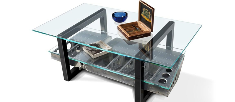 meubles de style industriel meubles de fantaisie table basse verre