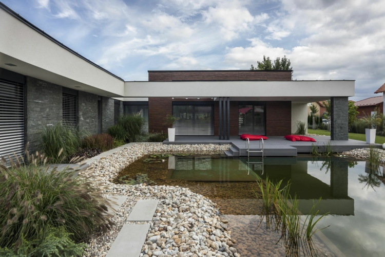 photos de bassin de jardin inspirant maison moderne avec jardin