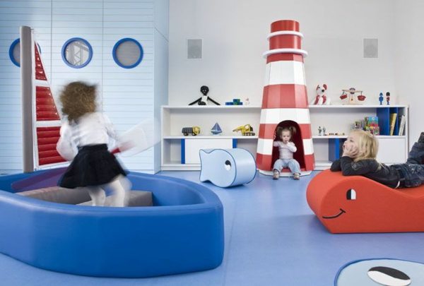 Interessante børns rum ideer rejse legetøj