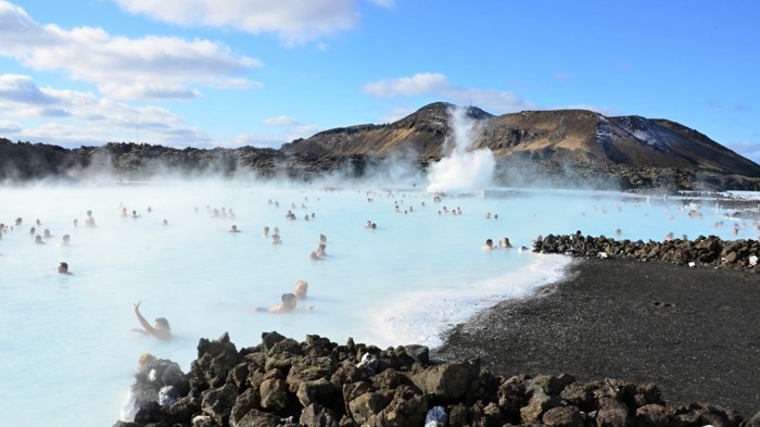 Island varmt vann