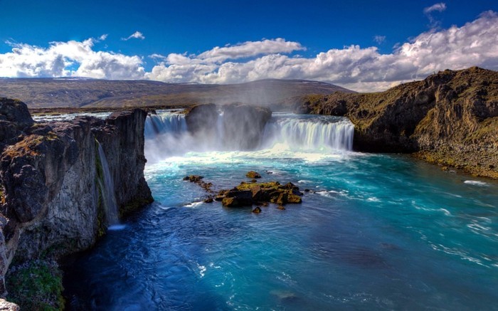 IJsland waterval