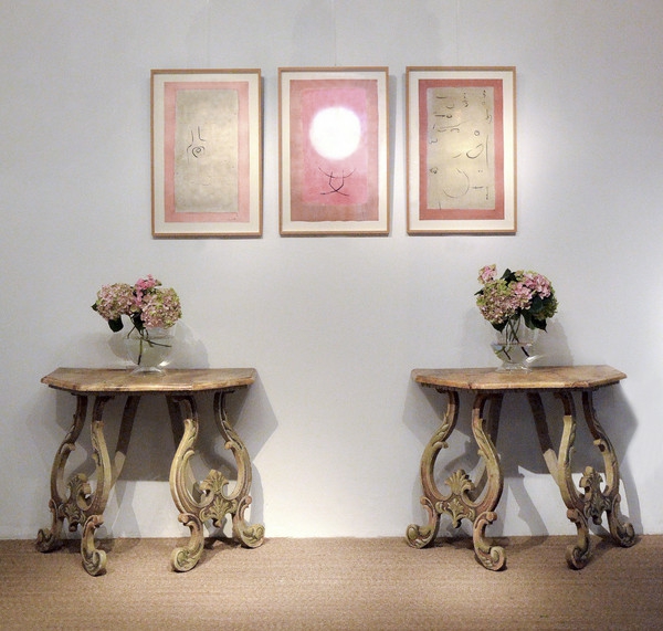 Itališki baldų mediniai staliukai