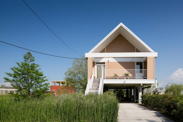 Ιαπωνική αρχιτεκτονική σπίτι επείγουσα σύγχρονη αρχιτεκτονική
