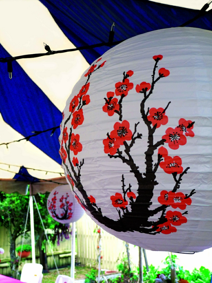 Διακοσμήστε ιαπωνικό πάρτι με κήπο