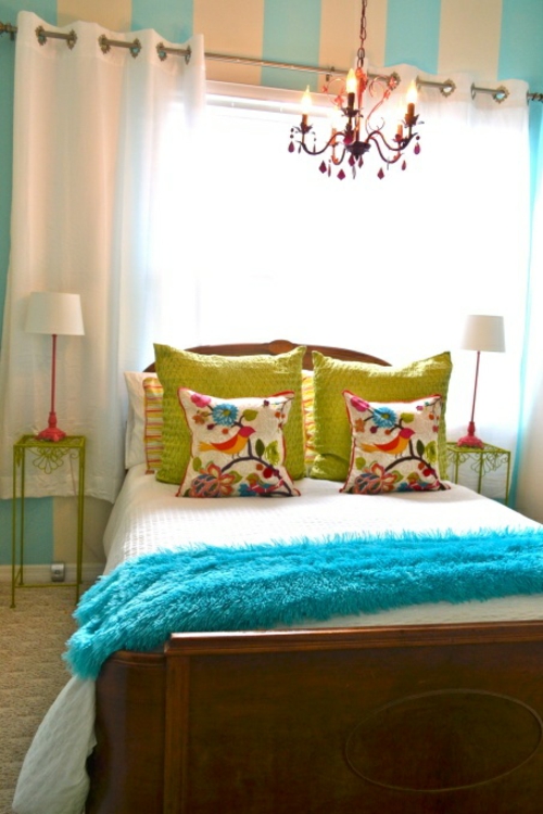 ντεκόρ δωμάτιο διακόσμηση τοίχο διακόσμηση κορίτσι κρεβάτι μαξιλάρι
