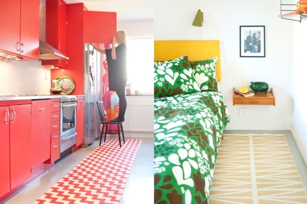 κουζίνα δρομέας κρεβάτι χαλί κουβέρτα πλαστικό brita Σουηδία κουβέρτες σχεδιαστών