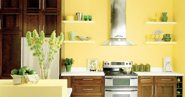 keuken muur schildert ideeën muurverf eierschaal kleuren huisdecoratie ideeën
