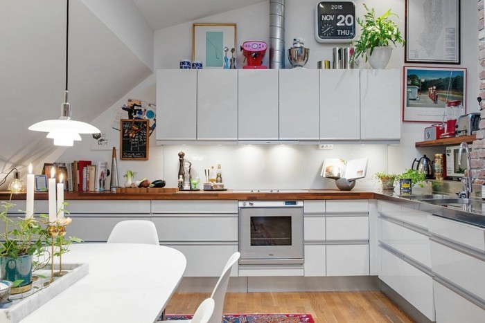 Top διαμέρισμα διαμέρισμα επίπλων κουζίνας με κλίση πλαγιές ιδέες οροφής kitchen10