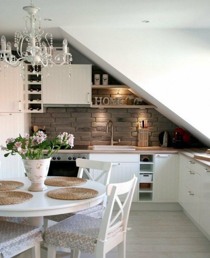 Κορυφή διαμέρισμα επίπλων κουζίνας με κλίση διακοσμητικές ιδέες διακόσμησης κουζίνας22