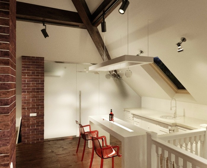 Τελευταίος όροφος διαμέρισμα κουζίνας μανσάρδα σκιάθος διακόσμηση ιδέες κουζίνας8