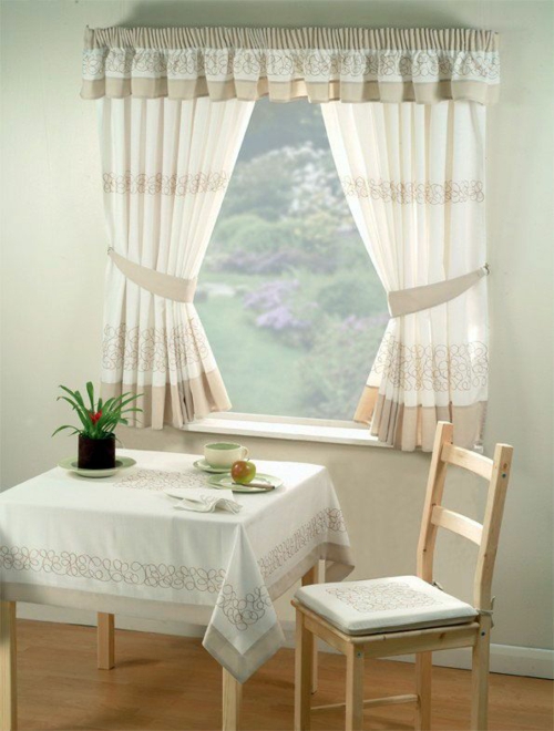 Kitchen Curtains Serve As A Sunscreen, Curtains For Dining Room And Kitchen