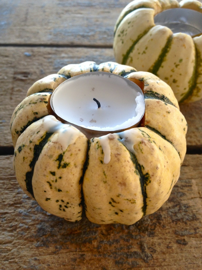 Тиквената декорация DIY идеи Mini Gourds вятърни светлини