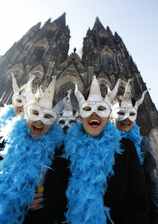 Carnavalul 2015 Cologne Catedrala din Köln