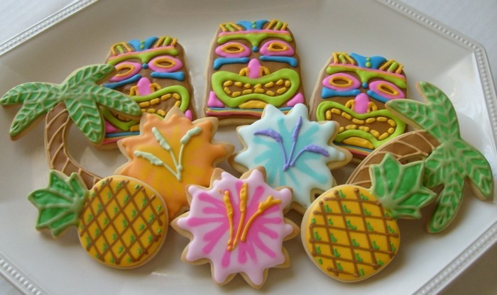 sausainiai kepimo egzotinių idėjų sausainių dekoravimas