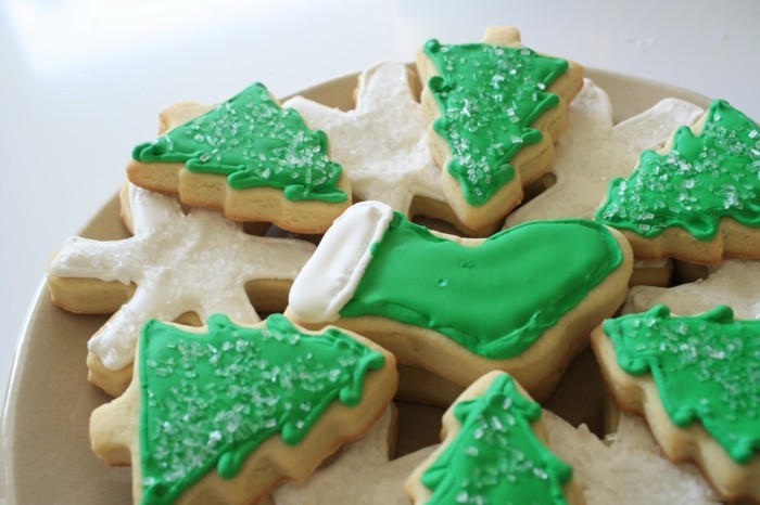 bagning cookies christmas ideer juletræ snefnug