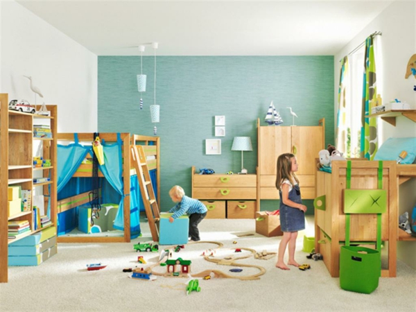 παιδικό κρεβάτι κουκέτα-εικόνες-νεολαία-δωμάτιο-μωρό-υπνοδωμάτιο-τοίχο