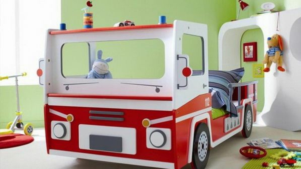børns senge børns rum ideer brandmand legetøj