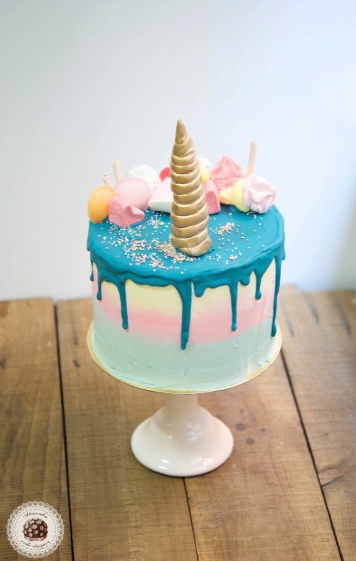 τα γενέθλια των παιδιών γιορτάζουν τις ιδέες κέικ μονόκερος