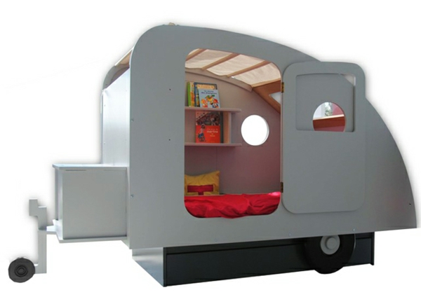 børnehave seng ideer campingvogn hylde