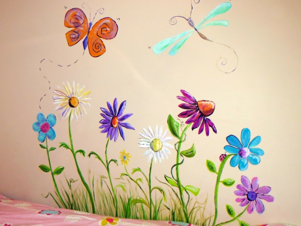 nursery decor ideas beautiful mural girl's room