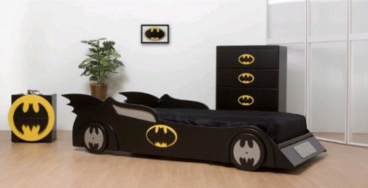 غرفة اطفال اعداد فتى سرير سيارة باتمان بيتموب
