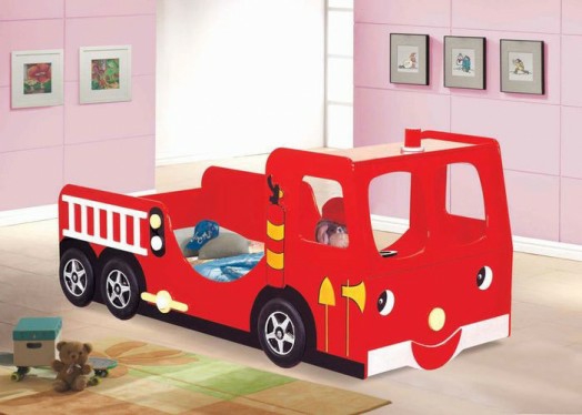 تصميم غرفة نوم طفل رضيع سيارة دائرة الاطفاء