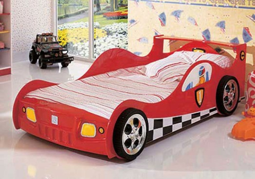 تصميم الحضانة الصبي سرير السيارة الصيغة 1